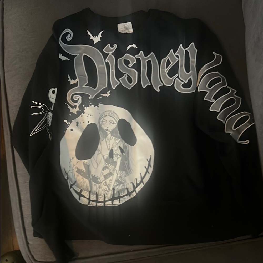 Disneyland Black Sweatshirt with Nightmare Before Christmas Design